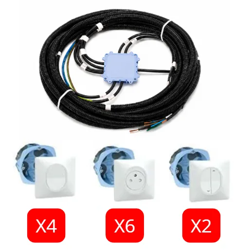Contenu du kit électrique chambre double