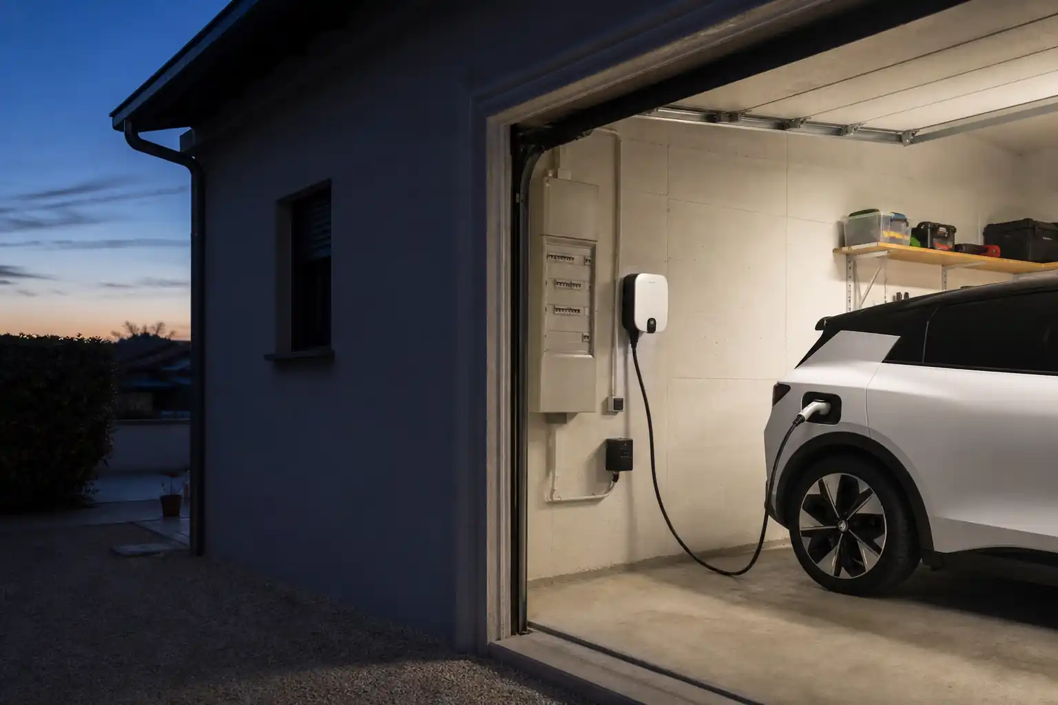 Borne de recharge installée à domicile