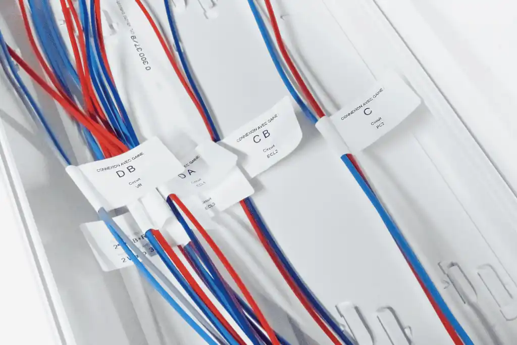 Repérage des départs d'une pieuvre électrique