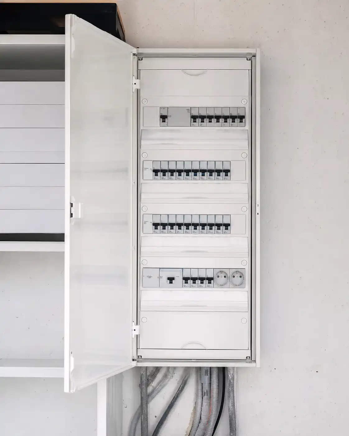 Tableau électrique installé